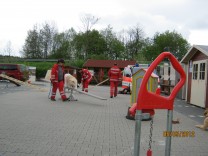 Rettungshundeübung beim Westerwälder Katastrophenschutztag (Bild: Klaus Köhnen)