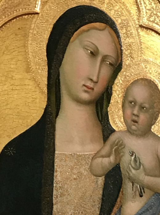 Die Ausstellung in Palazzo Barberini  präsentiert  auch wertvolle Tafeln von dem Maestro der Madonna 